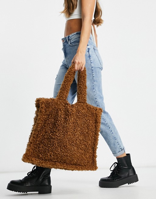Jayley borg tote bag in brown