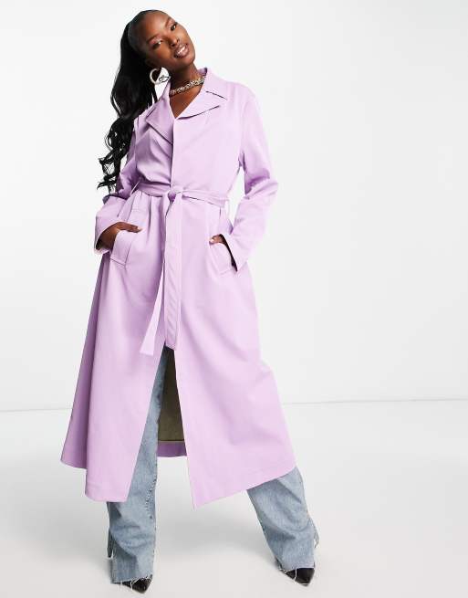 Faux suede trench outlet coat womens