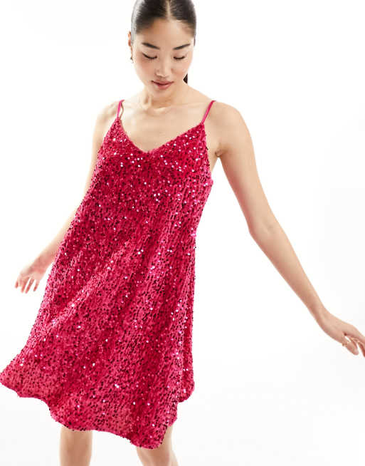 H&m red hot sale sparkly dress