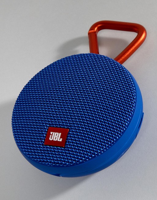 JBL Clip 2 portable speaker in blue