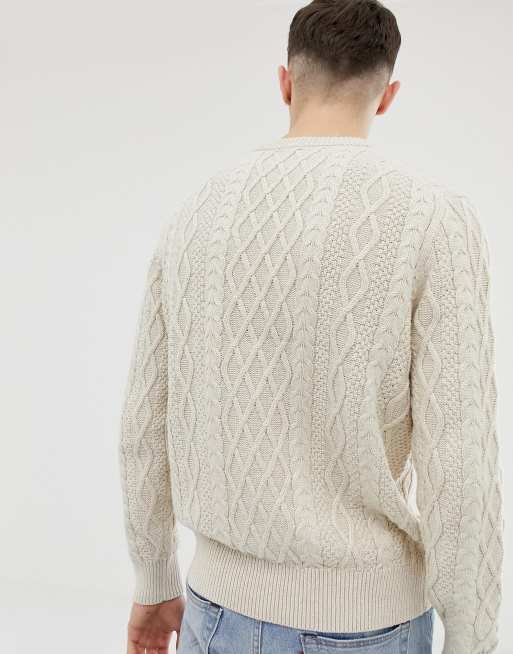 Cream Cable Knit Jumper, Sailor's Jumper, IWM Shop