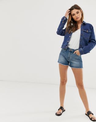 j crew denim shorts