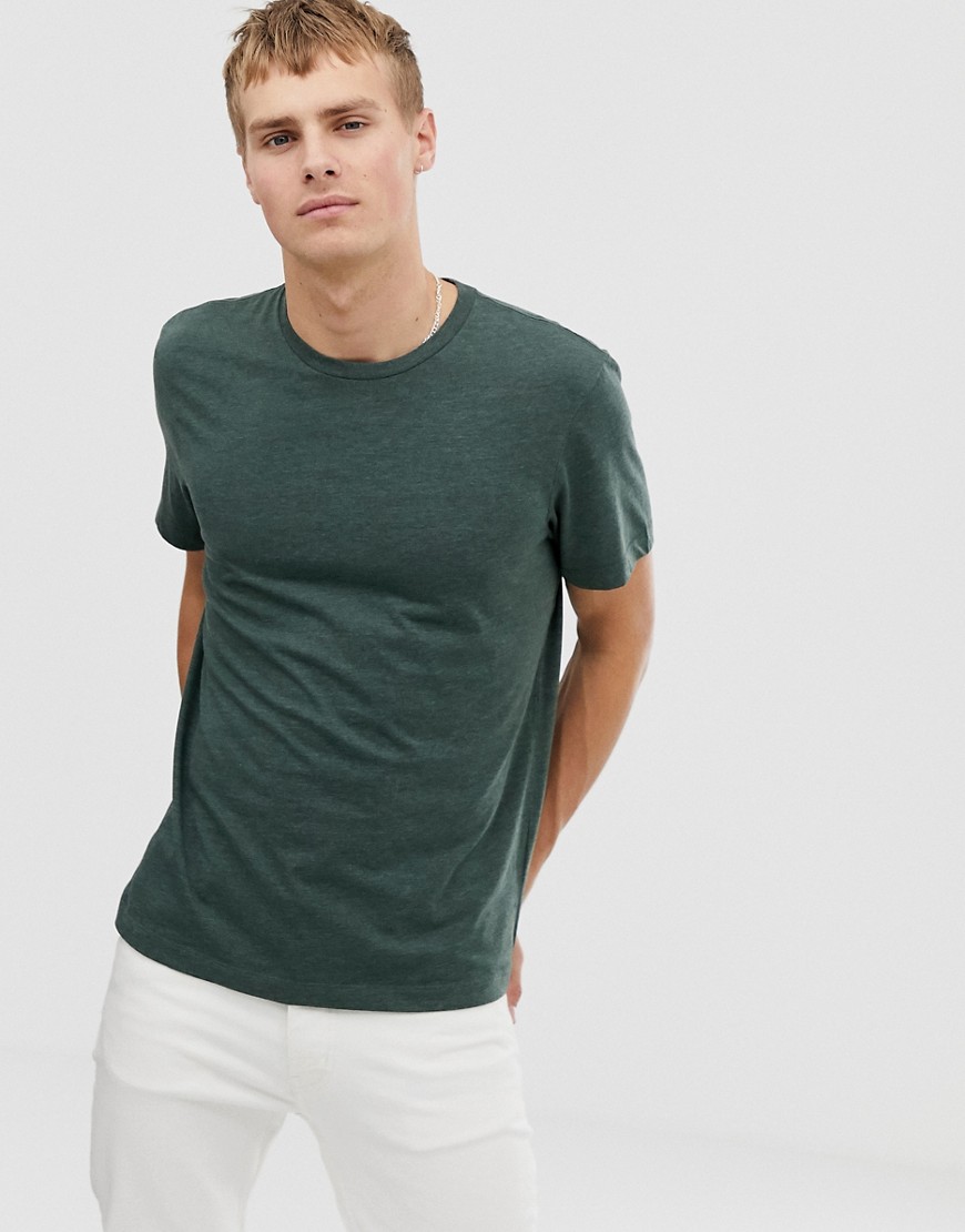 J.Crew Mercantile - T-shirt girocollo verde scuro mélange