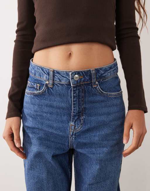 JDY Bailey jean barrel taille haute bleu moyen, 3 de 5