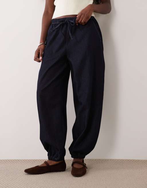 JDY ballongjeans i mörkblått, 3 av 5
