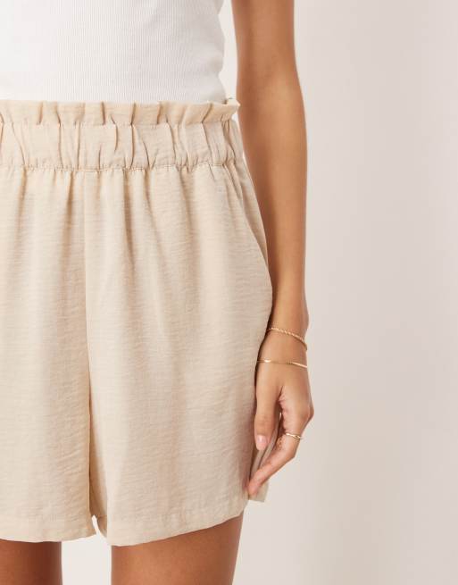 JDY - Beige paperbag-shorts, 5 af 5