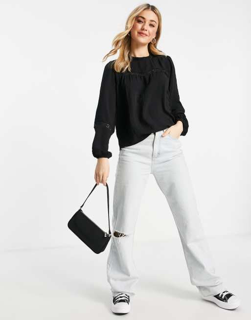JDY - Blouse en dentelle - Noir, 4 de 4