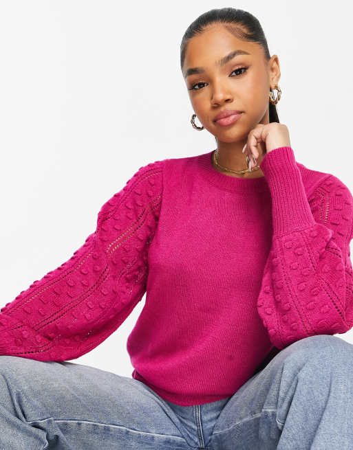 Pink shop bobble jumper