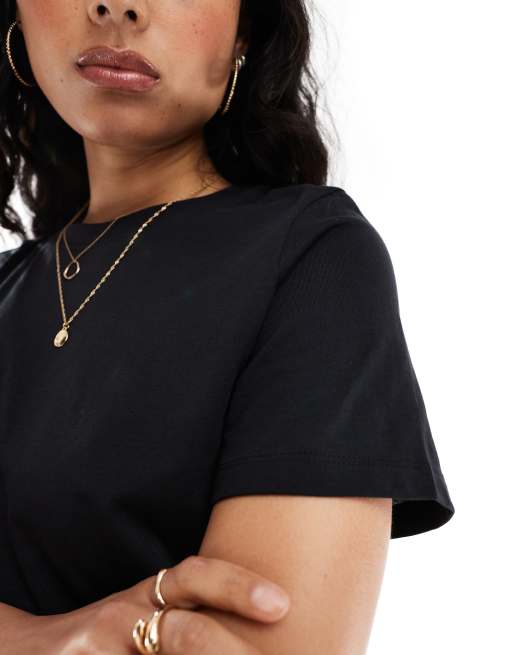 JDY - Boxy T-shirt in zwart, 3 van 4
