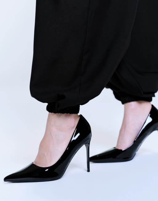 JDY - Broek met halfhoge taille en ballonpijpen in zwart, 2 van 5