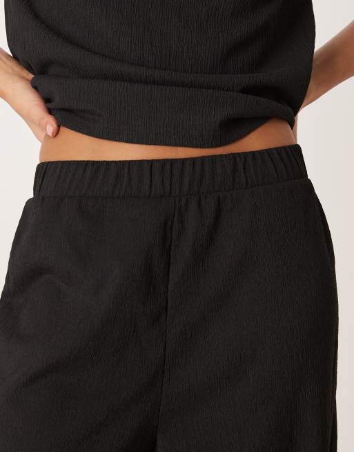 JDY - Broek met wijde pijpen in zwart, deel van co-ord set, 5 van 5