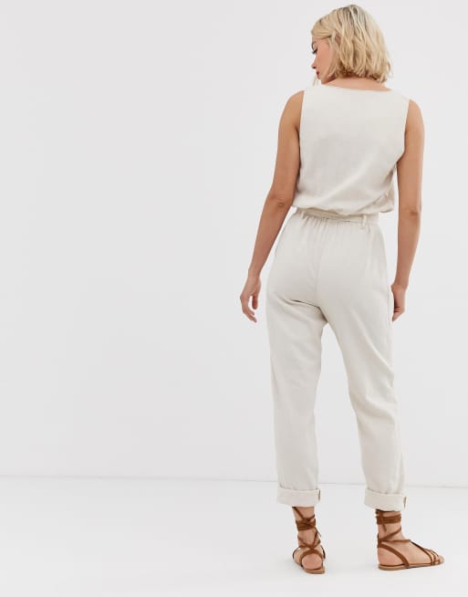 Jdy cheap linen jumpsuit