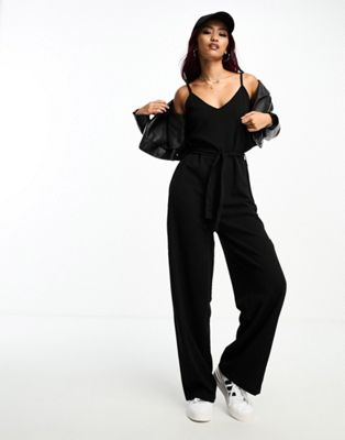 JDY cami jumpsuit in black - ASOS Price Checker