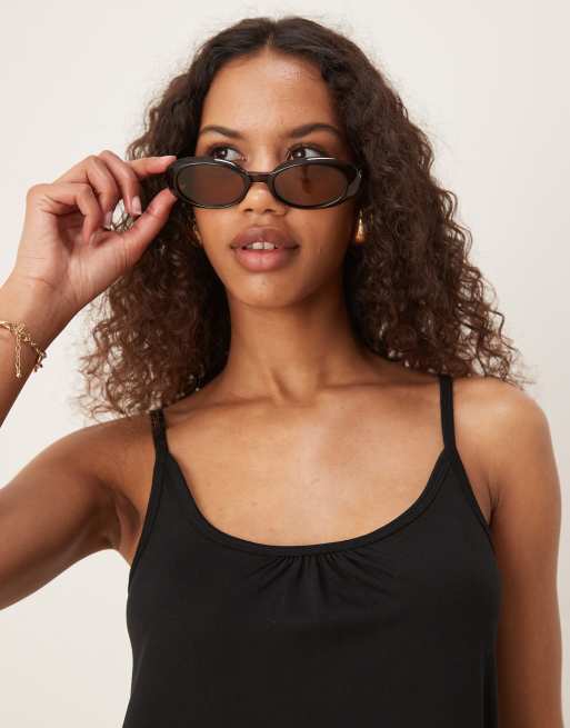 JDY cami maxi dress in black, 3 of 4