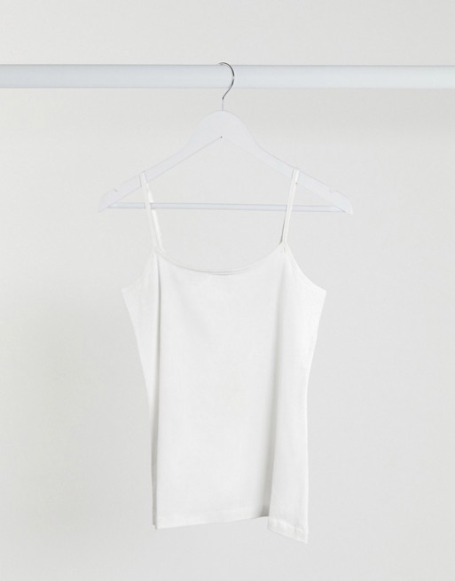 JDY cami top in white