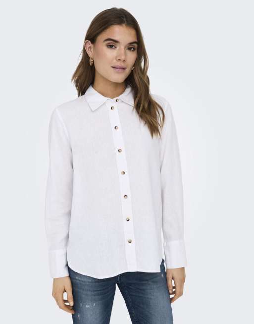 JDY - Camicia bianco acceso