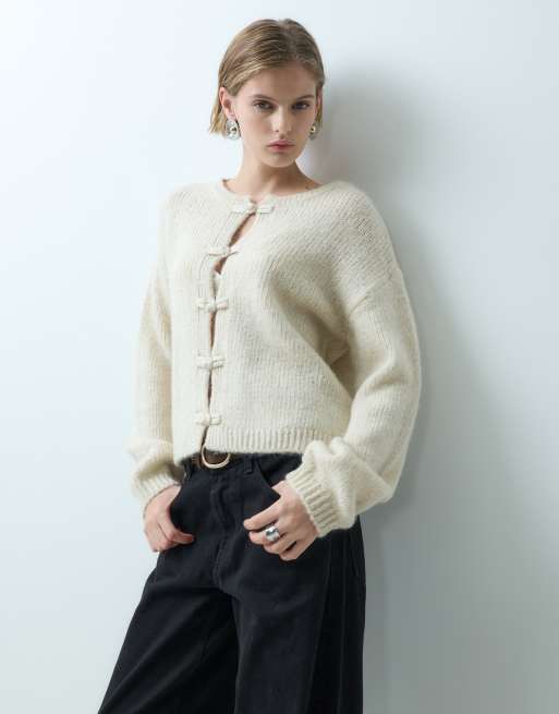 JDY cardigan lavorato a maglia con dettagli bottoni in stone, 5 di 5