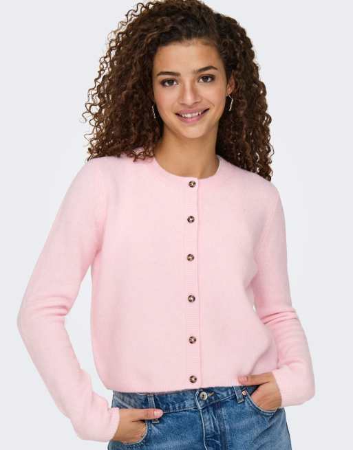JDY - Cardigan rosa chiaro, 4 di 7