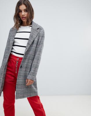 JDY check coat | ASOS