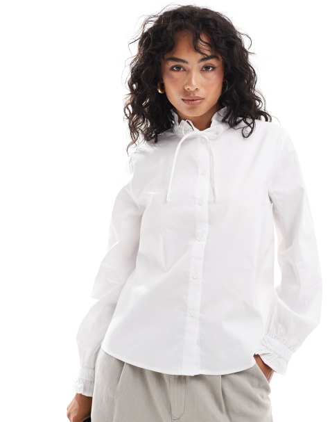 JDY - Chemise à détail noué - Blanc éclatant - view 1