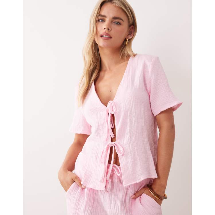 Chemise manches courtes enfant garçon - BLANC - 12A | Algérie