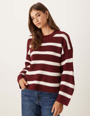 Jdy Chunky Knit Sweater In Multi