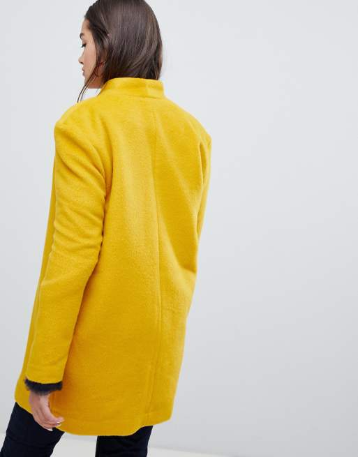 Jdy collarless coat store