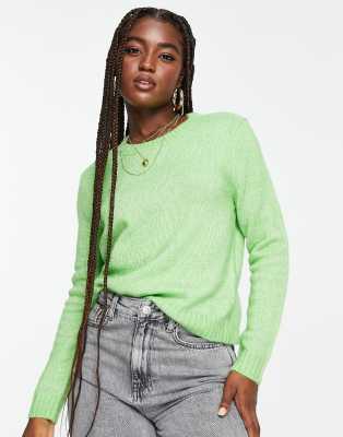 JDY JDY crew neck jumper in green