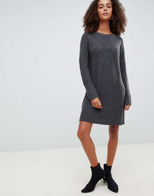 Dark gray shop sweater dress