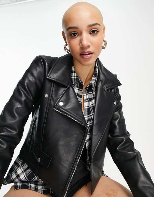 Jdy faux shop leather jacket