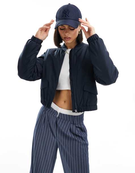 Levi's oversized bomber jacket in navy