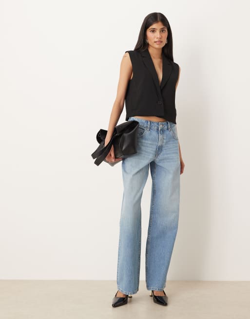 JDY – Cropped Weste in Schwarz, 2 von 4