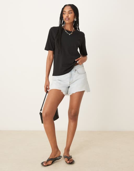 JDY – Czarny T-shirt, 3 z 4