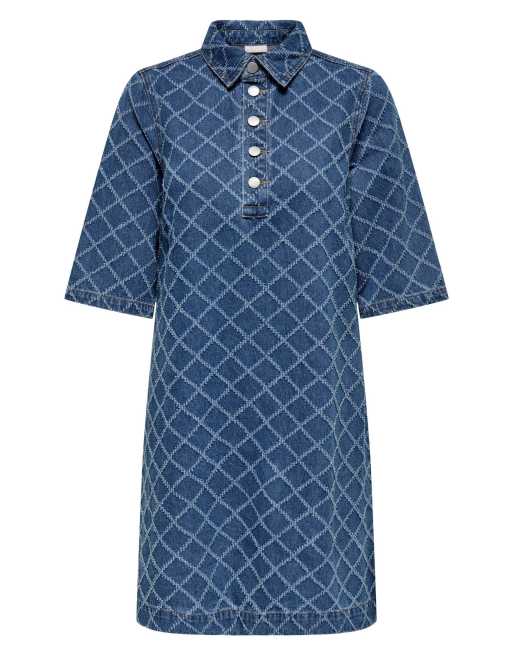 jdy denim dress JDY Denim dress in medium blue denim