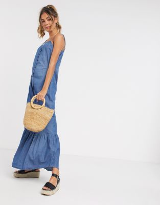 maxi blue jeans