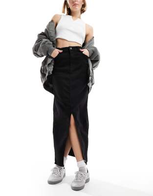 Retro denim rok met elastische taille en A-lijn model uit 2025 - afslankend model van gemiddelde lengte kopen vanaf een prijs van 5.97