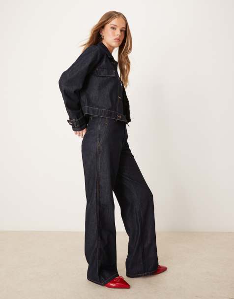 JDY denim set in indigo rinse - view 1