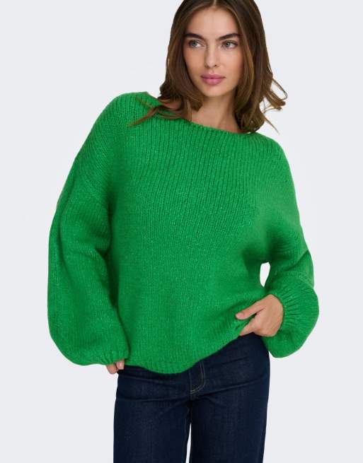 JDY Dinea pull réversible à manches longues vert, 4 de 7