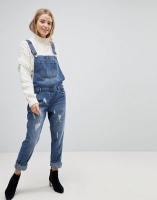 distressed dungarees