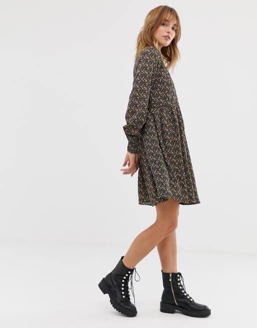 Jdy ditsy on sale printed smock dress