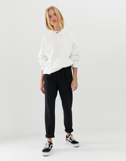 JDY drawstring waist tapered leg trouser ASOS