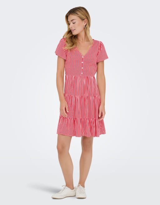 JDY Dress in cloud dancer, 3 of 4