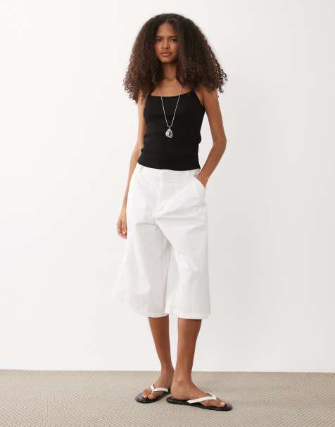 JDY – Elegante Bermudashorts in Weiß - view 1