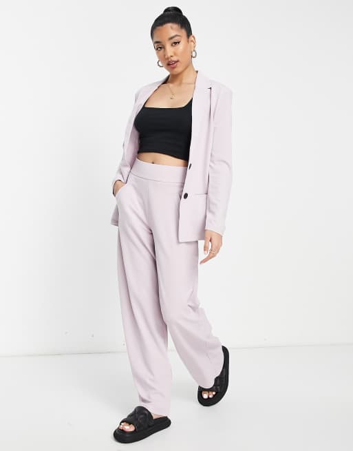 JDY - Elegante broek met wijde pijpen in lila