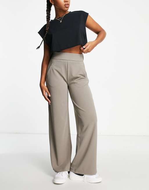JDY – Elegante Hose in Pilzbraun mit weitem Schnitt, 4 von 4