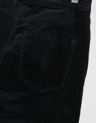 black skinny corduroy pants