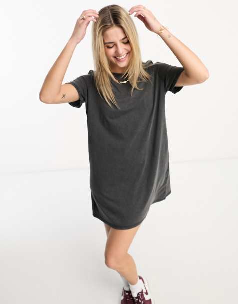 T-Shirt Dresses | Black & Oversized T-Shirt Dresses | Asos