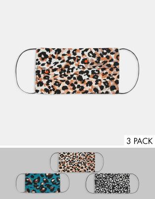 JDY JDY face coverings 3 pack in print-Multi