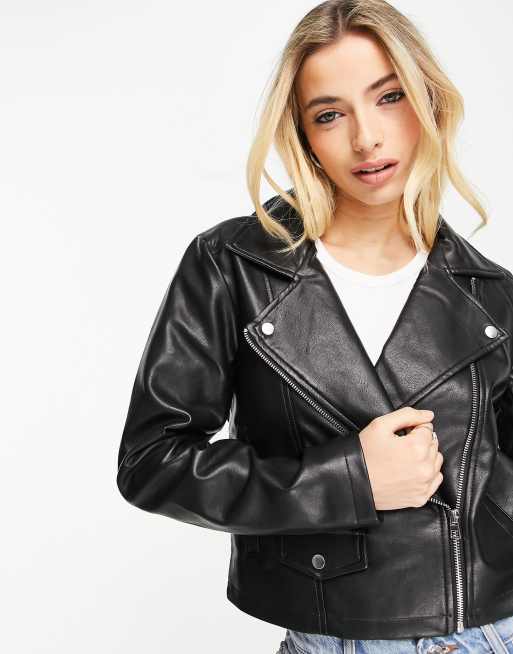 Jdy faux outlet leather jacket