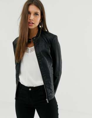 JDY faux leather jacket | ASOS